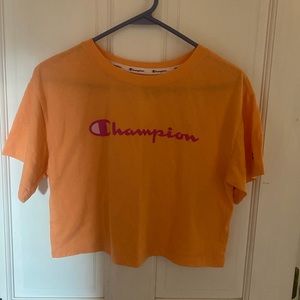 NWT Champion women’s crop top. Tangerine color size extra small